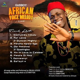 Album 'African Voice Melody' by Ebuka Uzozie (2024 Music Album)