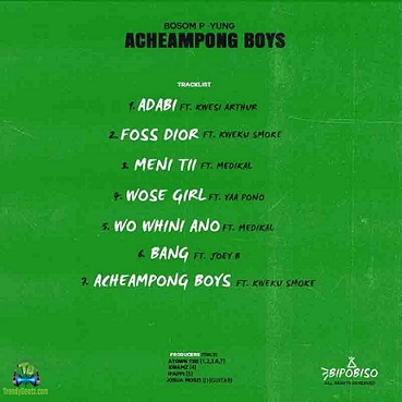 Album 'Acheampong Boys EP' by Prince Ofori (2020 Music Album)