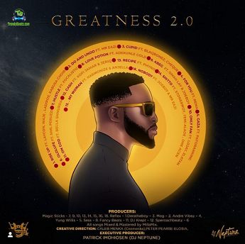 Album 'Greatness 2.0' by Imohiosen Patrick (2021 Music Album)